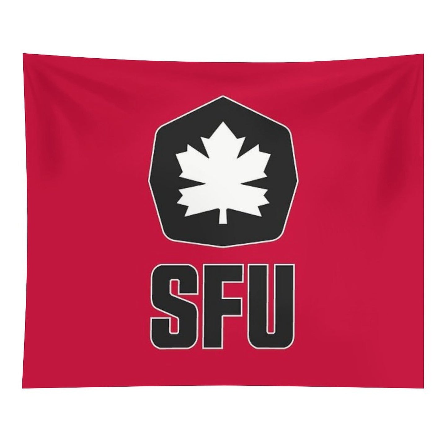 SFU Athletics Black White Tapestry