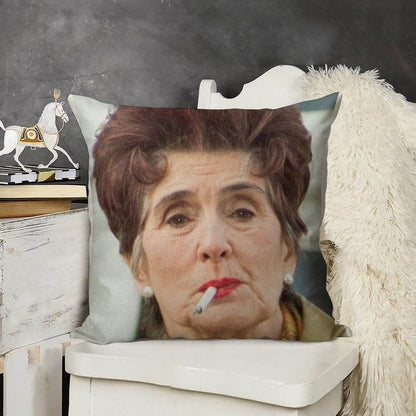 EASTENDERS LEGENDS- DOT COTTON Linen Throw Pillow Cover