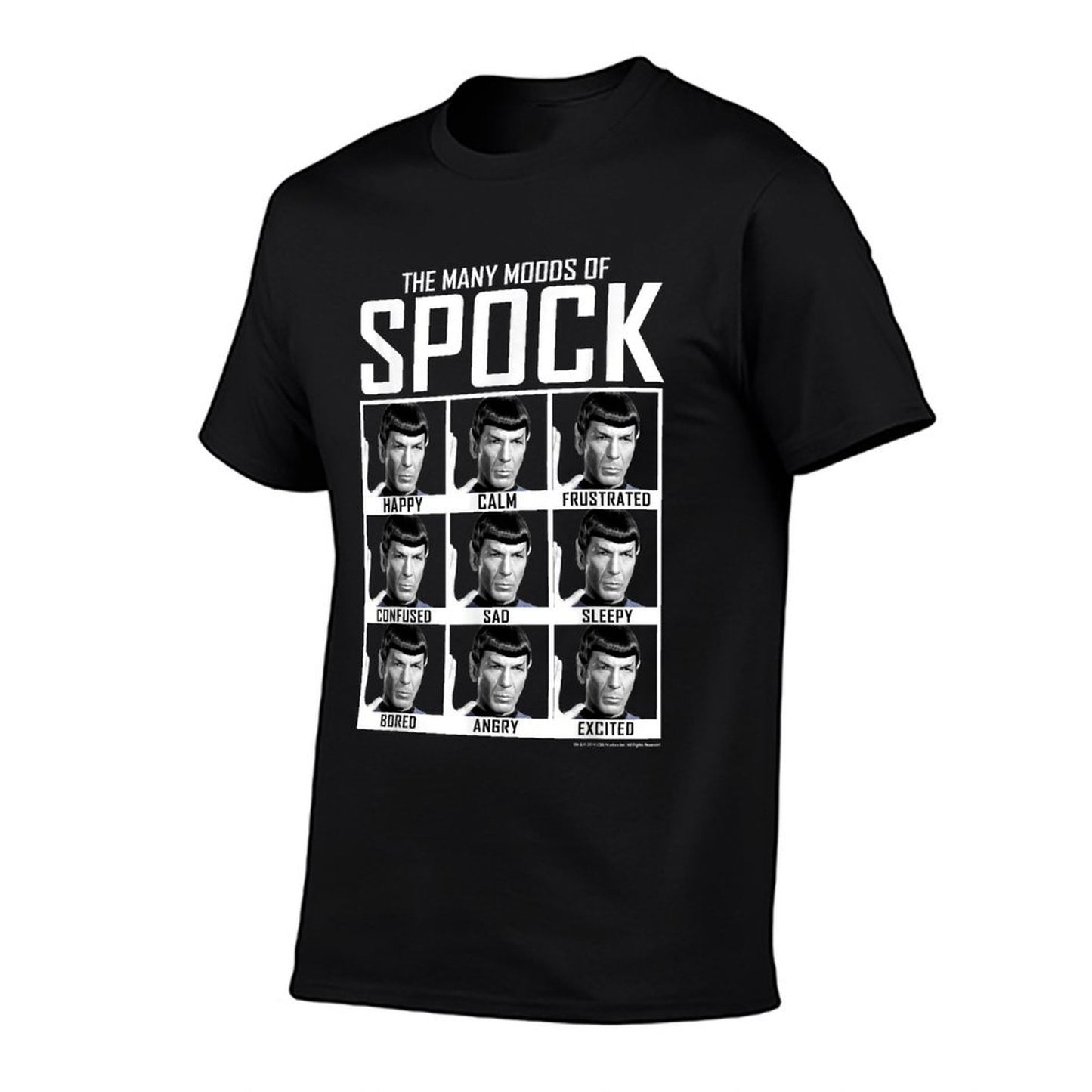 Star Trek The Original Series Moods of Spock Textbook T-Shirt