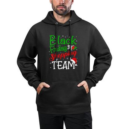 Friday Shopping Team Christmas Black Shopping Family Group Moisture-Wicking Hoodie