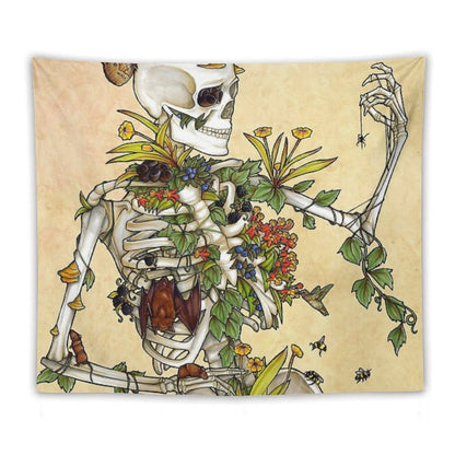Bones And Botany Tapestry