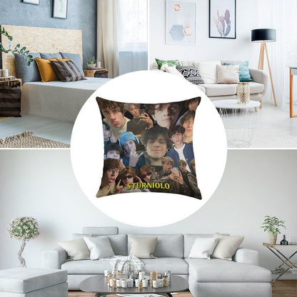 Sturniolo Triplets Iconic Linen Throw Pillow Cover