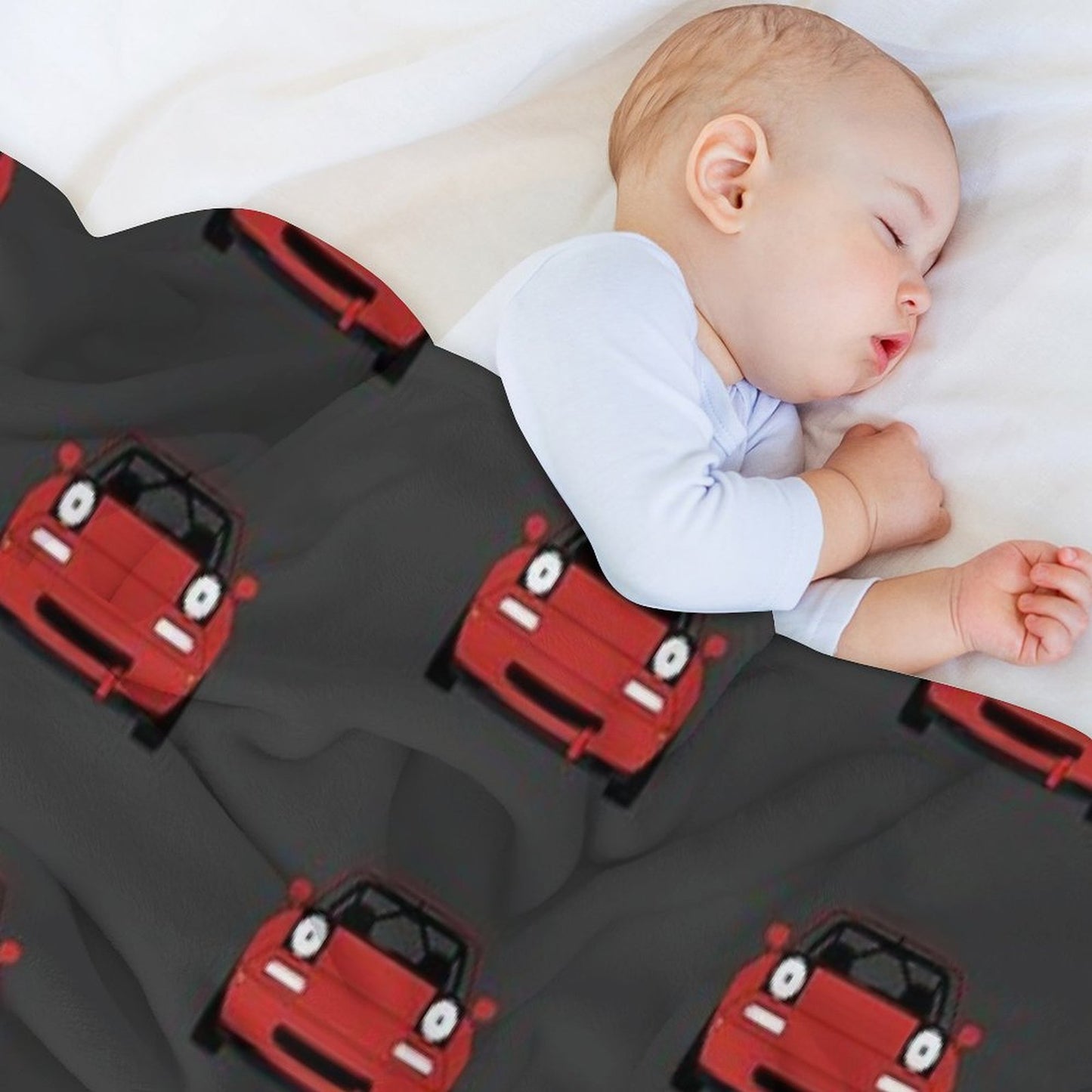 Miata Racecar Throw Blanket