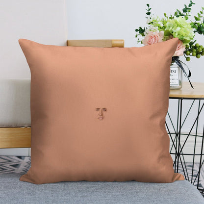 Nicolas Cage Face Linen Throw Pillow Cover