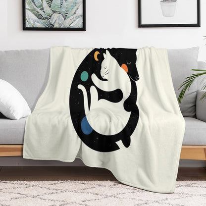 More Hugs Less Fights Throw Blanket