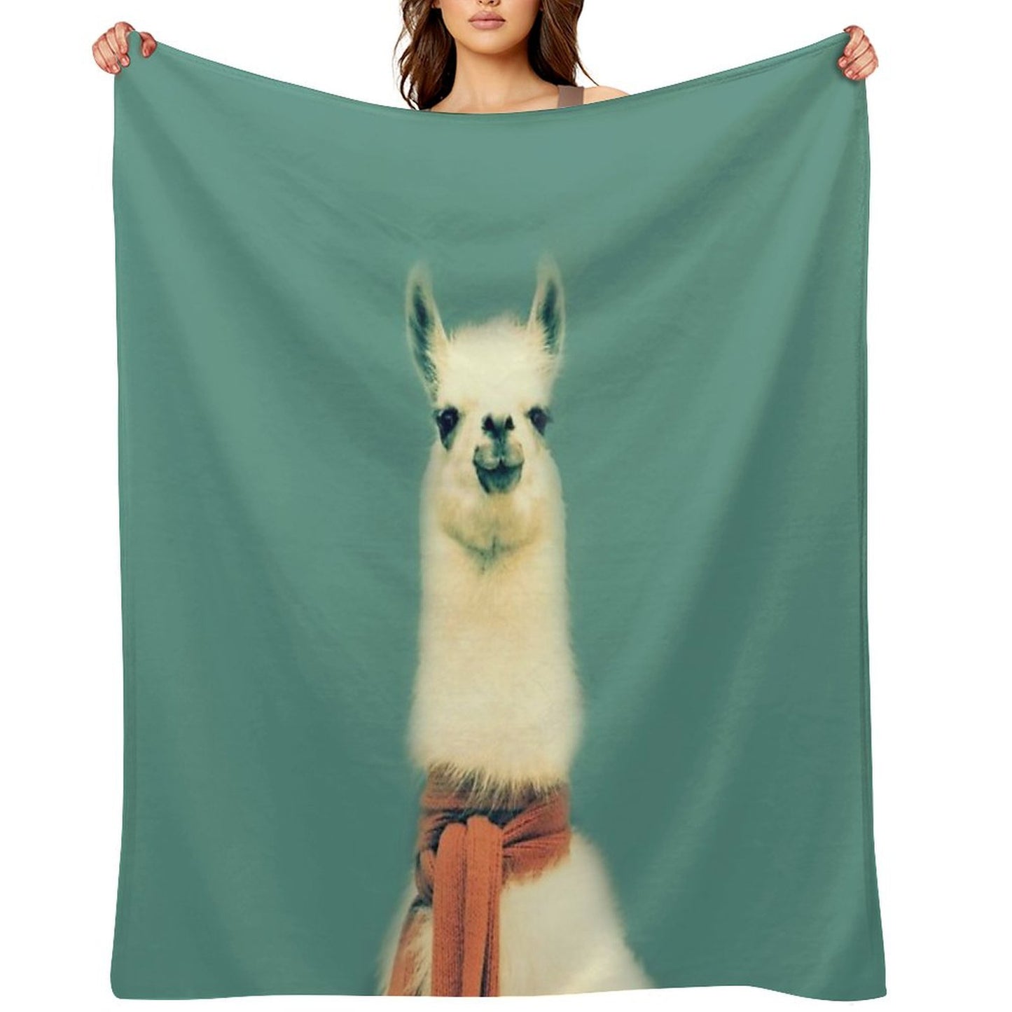 Llama Throw Blanket