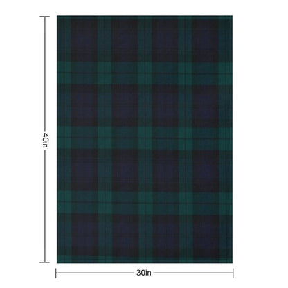 Black Watch Scottish Tartan Throw Blanket