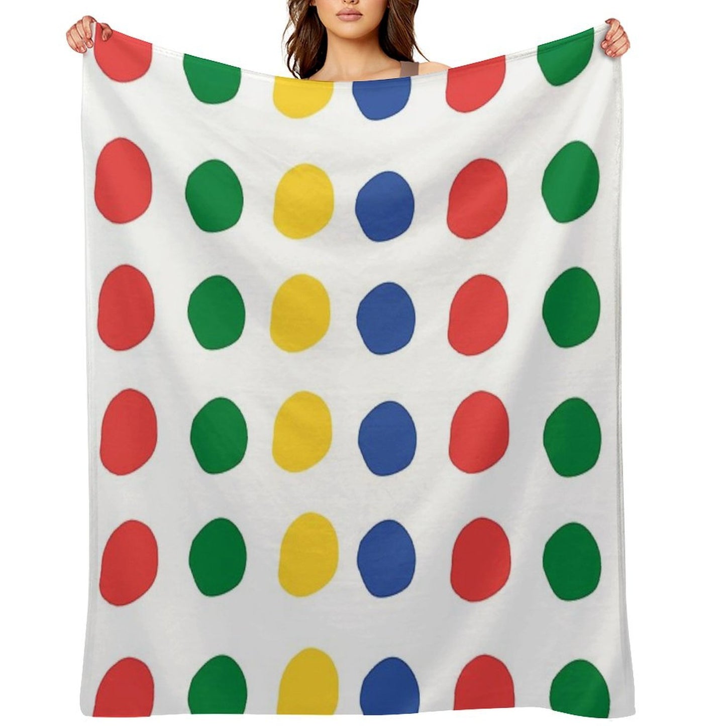 Twister Pattern Throw Blanket