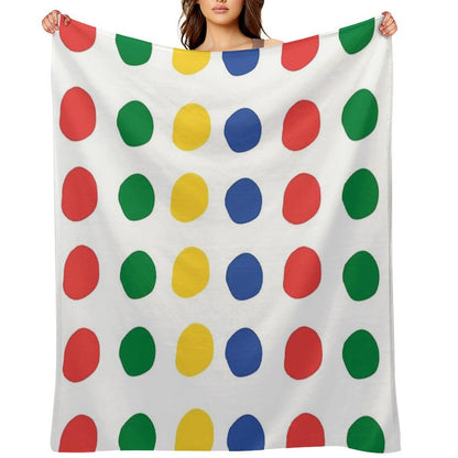 Twister Pattern Throw Blanket