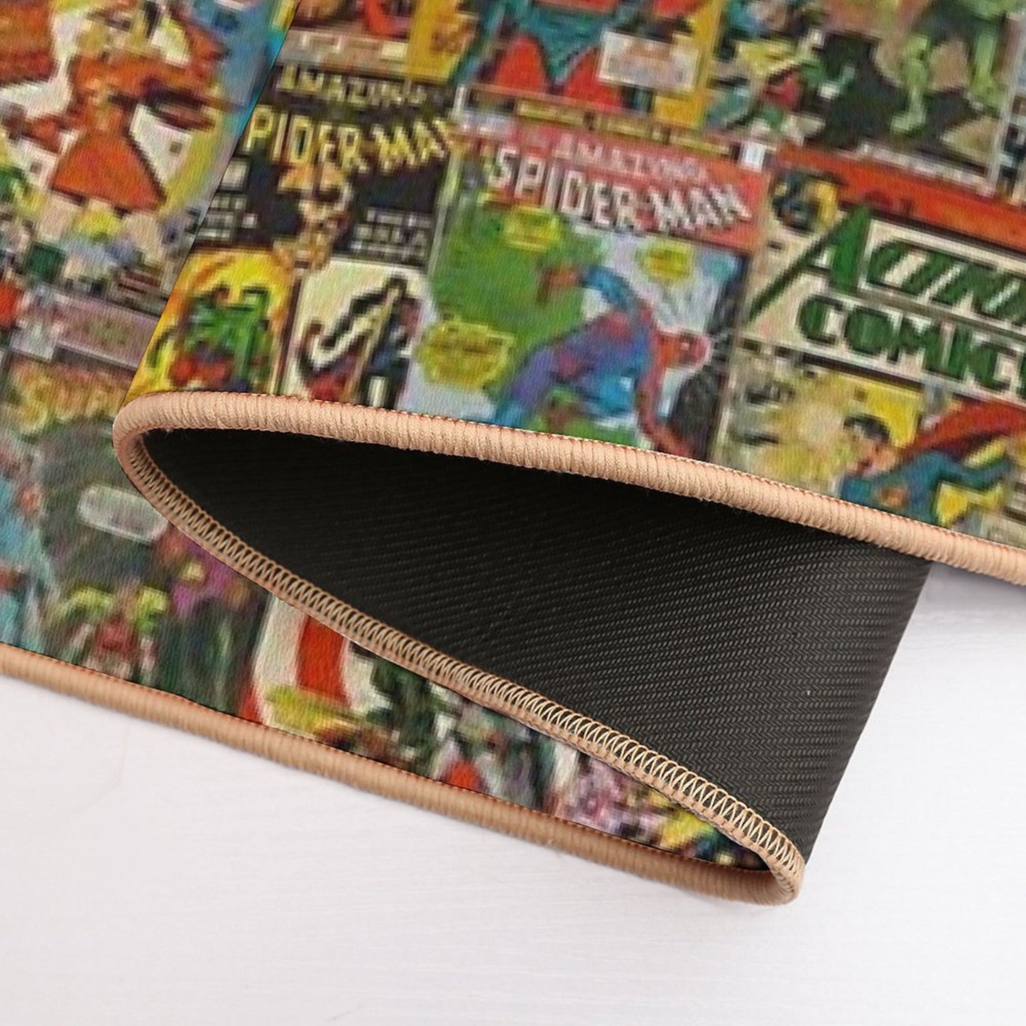 Vintage Comic Book Pattern Bath Mat