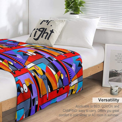 Derpism Throw Blanket