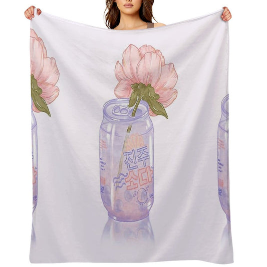 Pearl Soda Throw Blanket