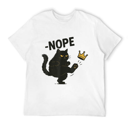 NOPE No Kings in America Black Cat Pro Democracy  Easy-care T-Shirt