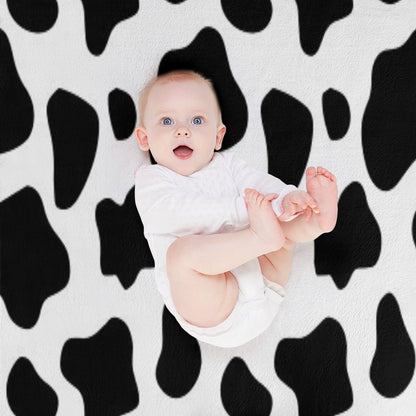 Cow Spots Pattern Cows Animal Print Throw Blanket