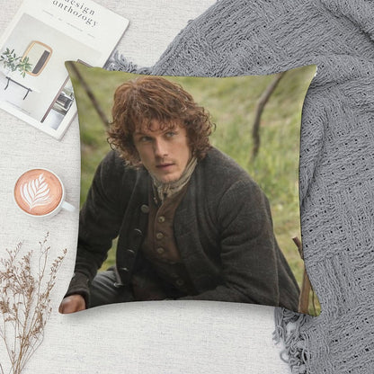 Jamie Fraser - Outlander Soft Washable Throw Pillow