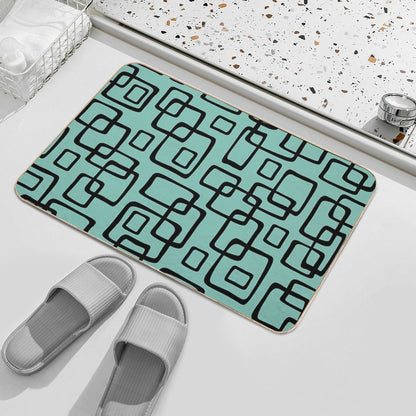Mid Century Modern Decoration Bath Mat