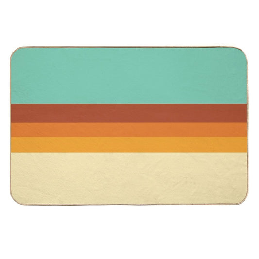 Retro Land  Easy To Clean Bath Mat