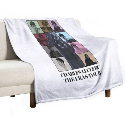 Charles Leclerc Ft. The Eras Tour Throw Blanket