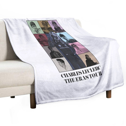 Charles Leclerc Ft. The Eras Tour Throw Blanket