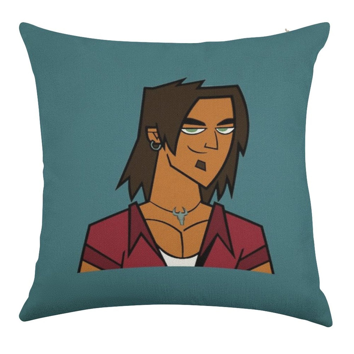 Total Drama - Alejandro Linen Throw Pillow Cover