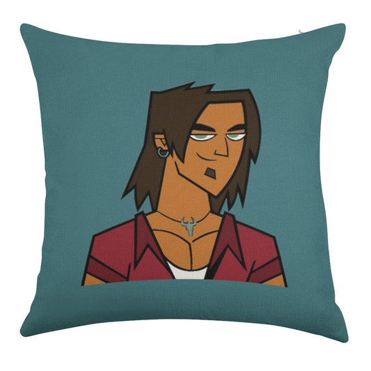 Total Drama - Alejandro Linen Throw Pillow Cover