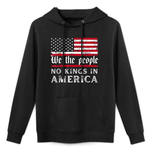 No Kings In America We The People Unisex Design Hoodie