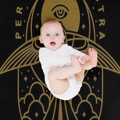 Per Aspera Ad Astra Throw Blanket