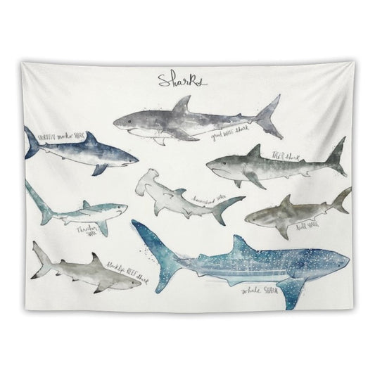 Sharks - Landscape Format Tapestry