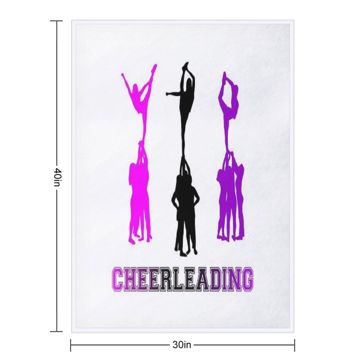 Cheerleading Throw Blanket