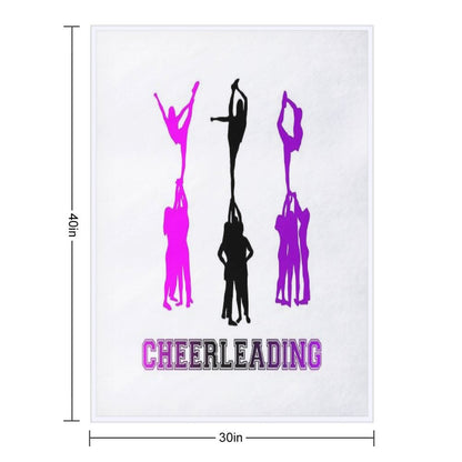 Cheerleading Throw Blanket