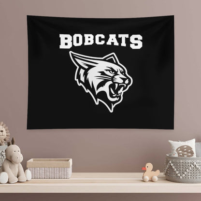 Bobcats Sports with Mascot Tapestry