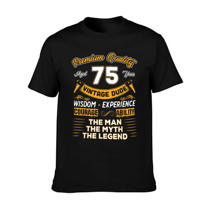 Vintage The Man Myth Legend 75 Yrs 75th Birthday Gift T-Shirt