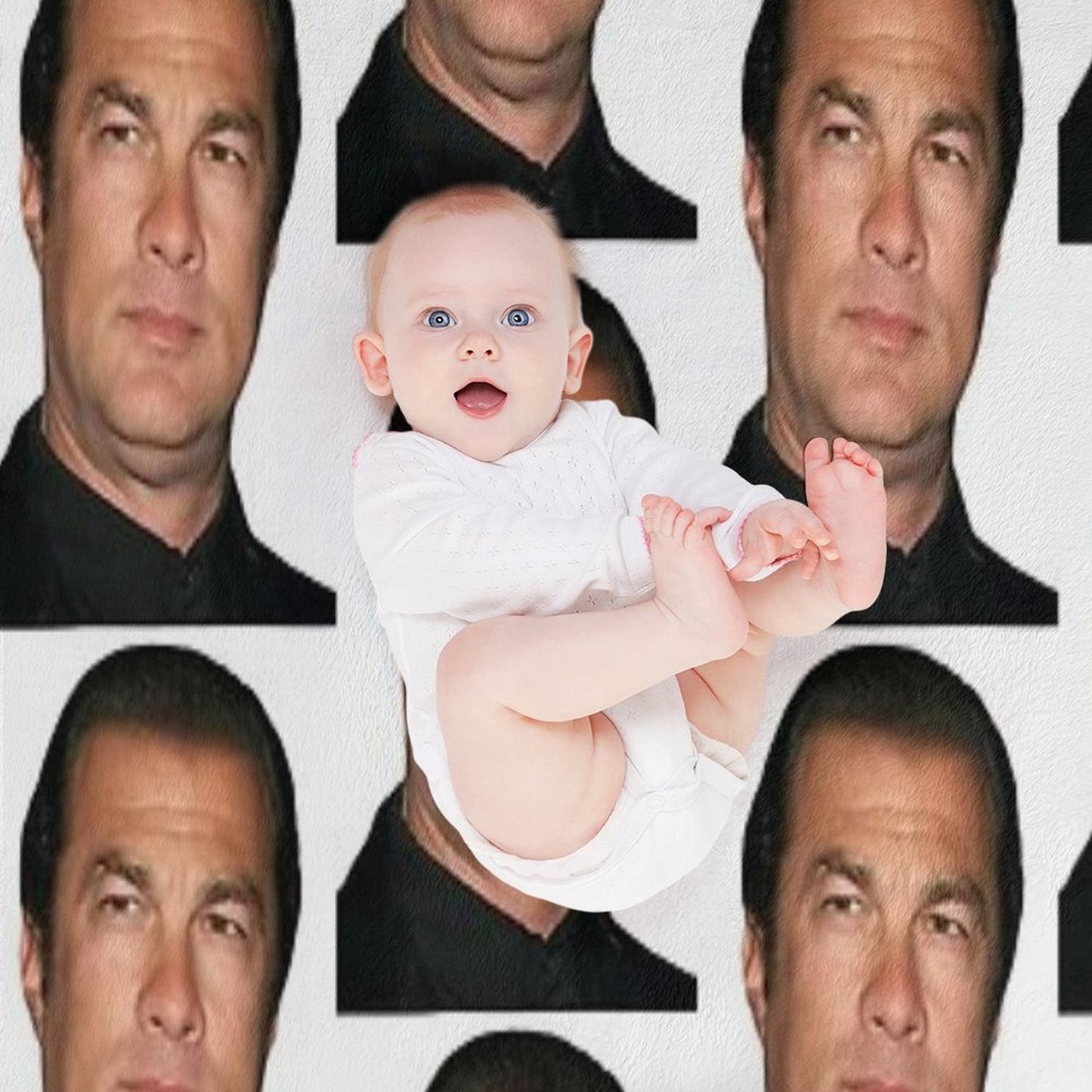 Steven Seagal Throw Blanket