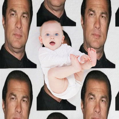 Steven Seagal Throw Blanket