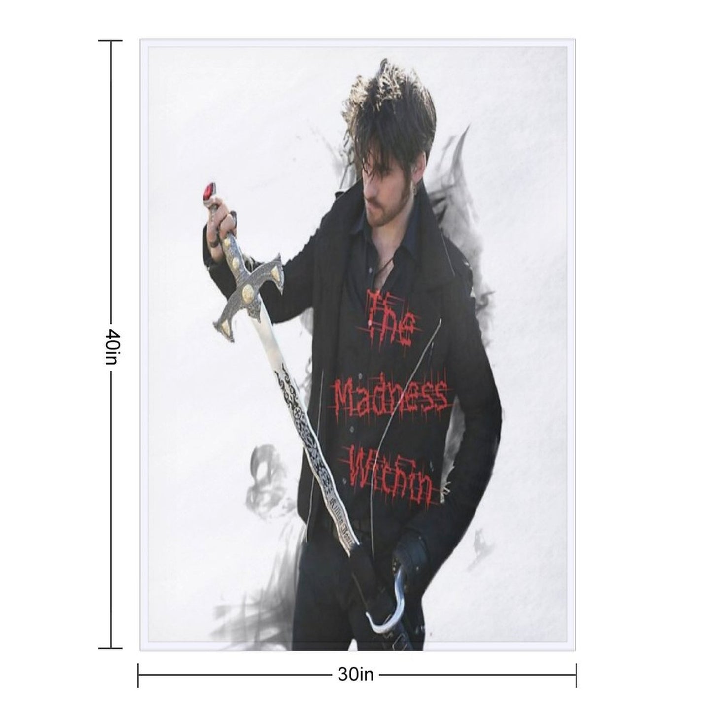 The Madness Within Throw Blanket