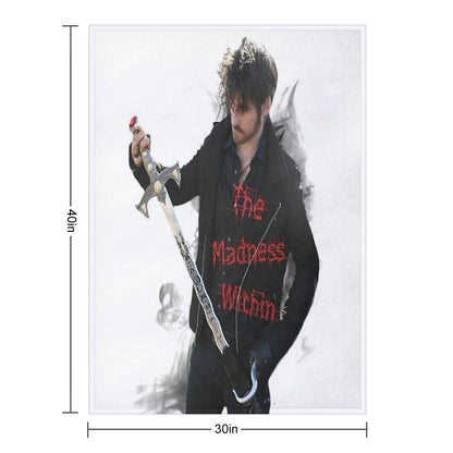 The Madness Within Throw Blanket