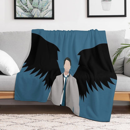 Supernatural - Castiel Throw Blanket