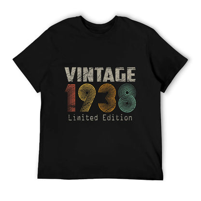 Vintage 1938 87th Birthday Gifts 87 Year Old For Men Women T-Shirt