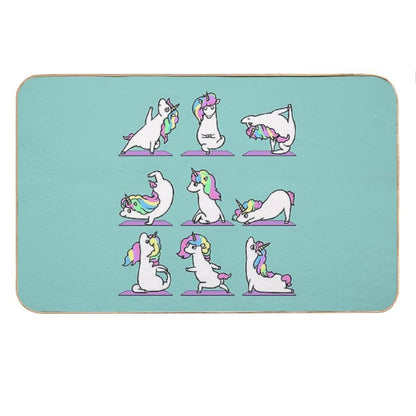 Unicorn Yoga Bath Mat