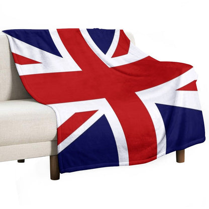 Union Jack Flag of The UK Throw Blanket