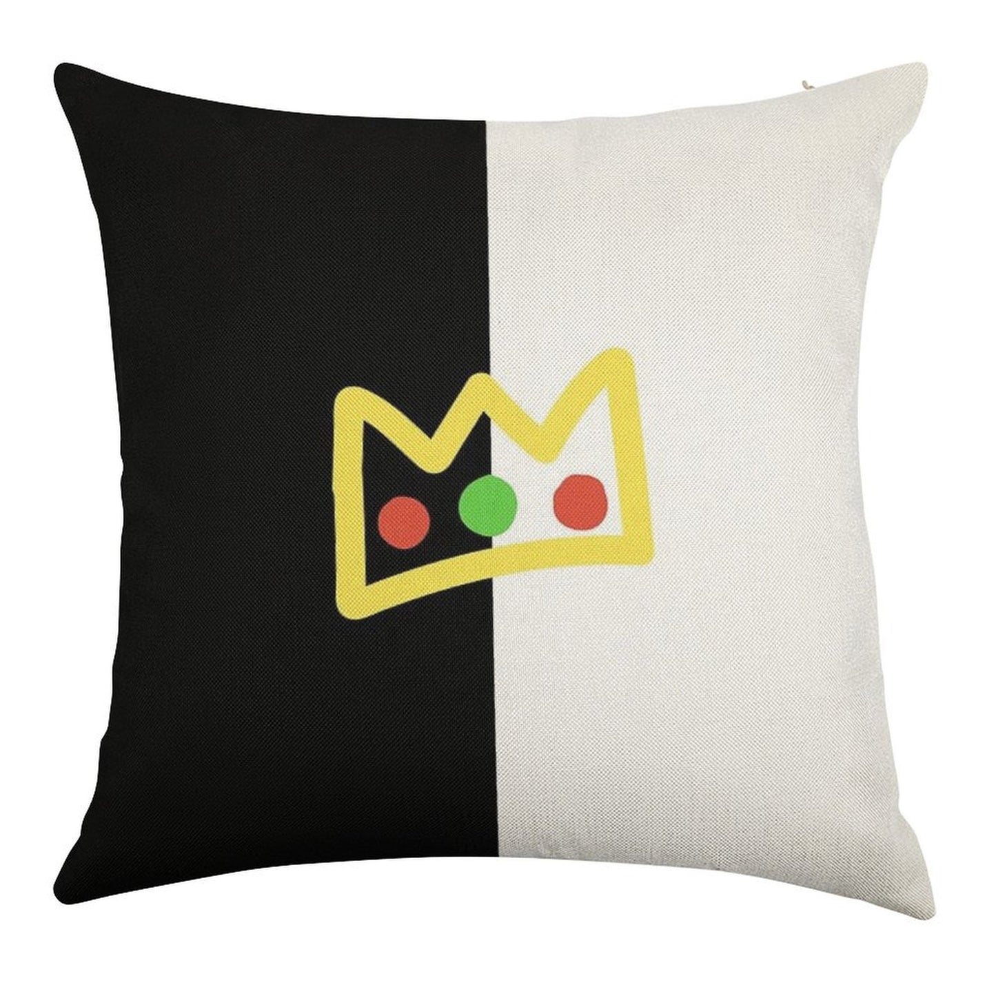 Ranboo Crown Half (long Version) Linen Throw Pillow Cover