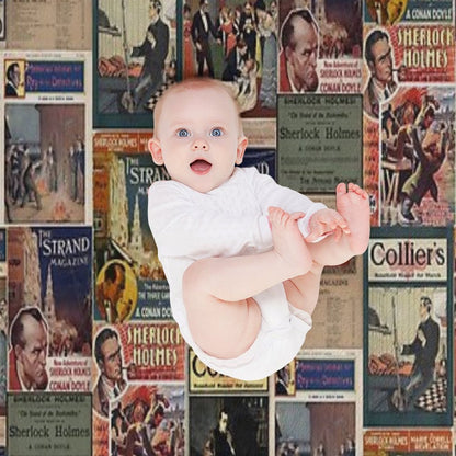 Sherlock Holmes - Vintage Magazines Throw Blanket
