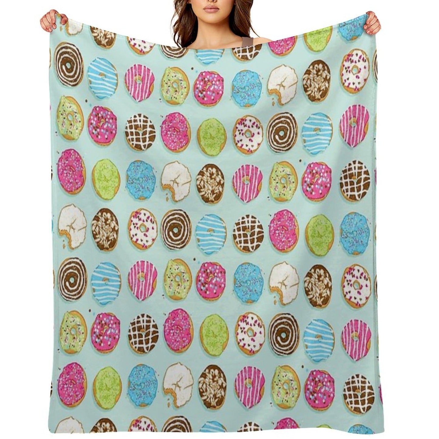 Sweet Donuts Throw Blanket