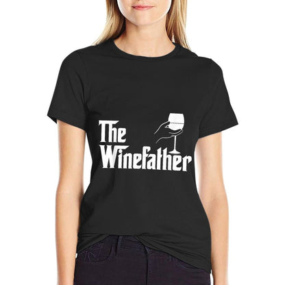 Winefather Wine Dad Dad Red Wine White Wine Funny Gift T-Shirt