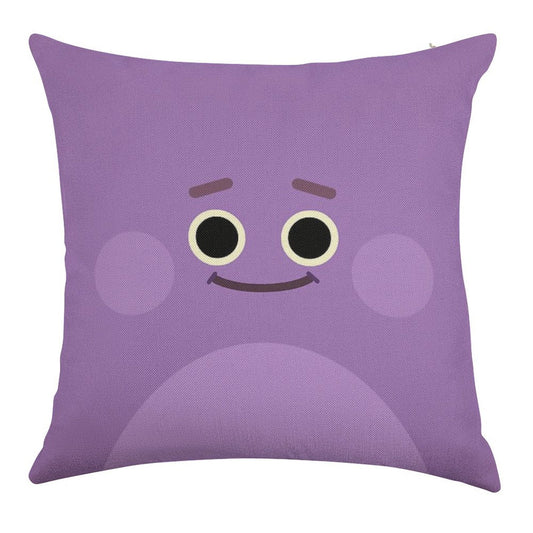 Bumble Nums  Humble Linen Throw Pillow Cover