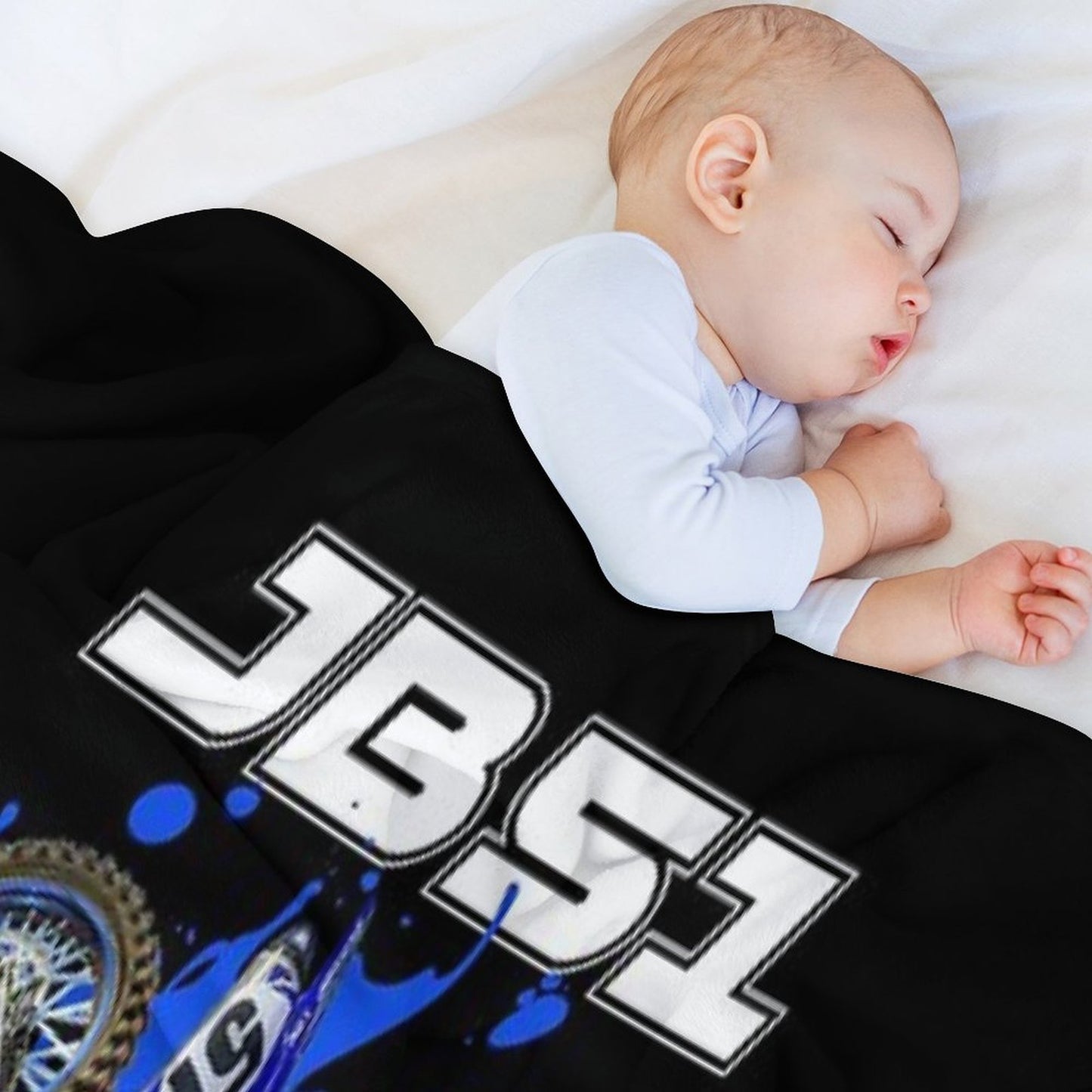 Justin Barcia JB51 Bam Bam #51 BamBam Motocross And Supercross Champion 51 Gift Design Throw Blanket