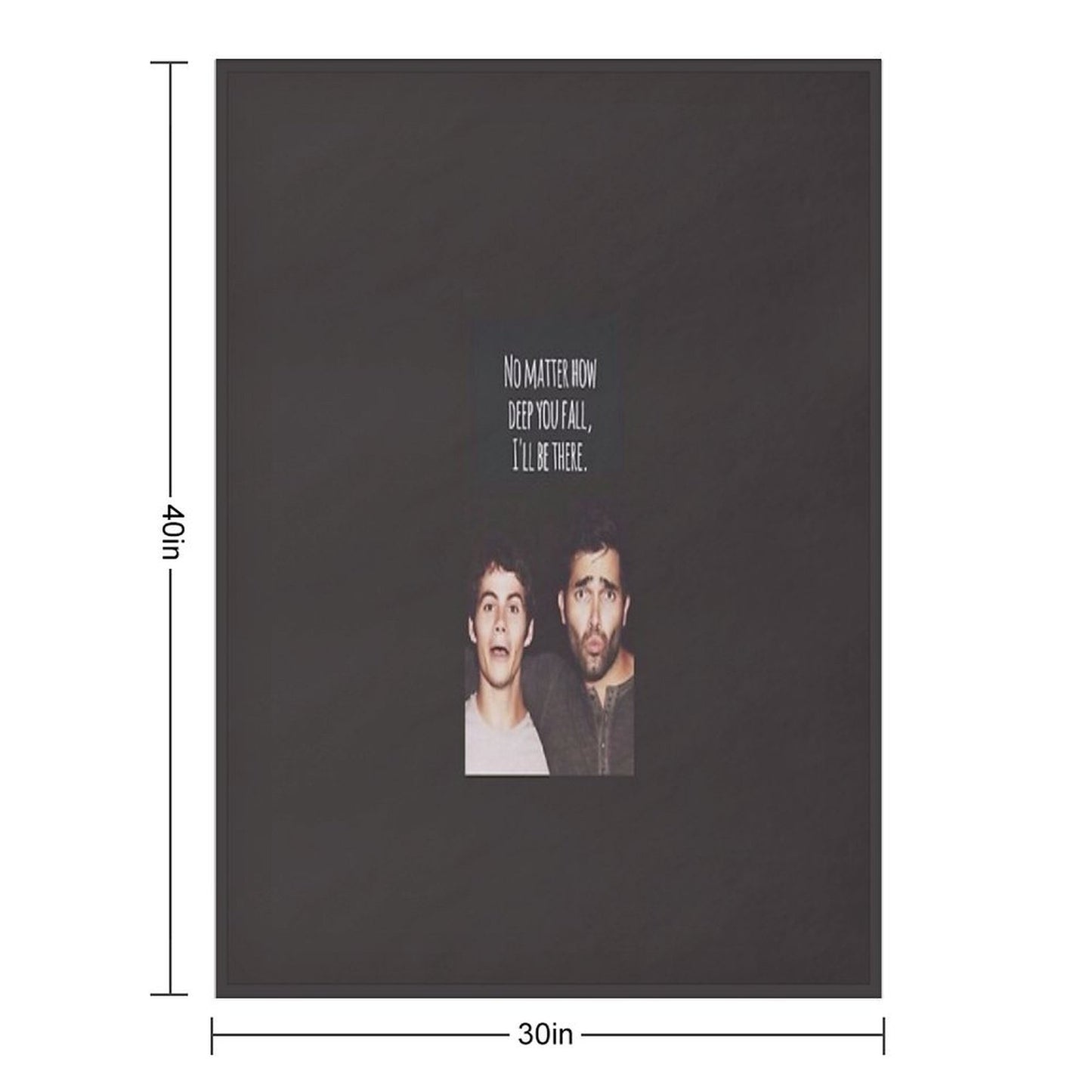 Sterek - Teen Wolf Throw Blanket