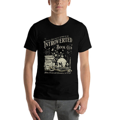 Retro Proud Anti Social Member Of Introverted Book Club  Affordable Price T-Shirt