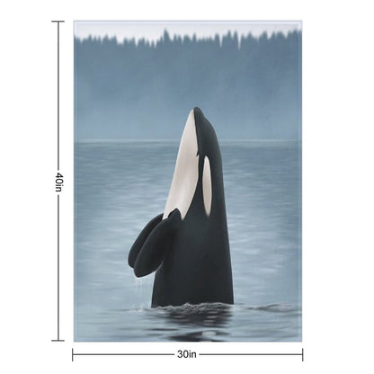 Spyhop Throw Blanket