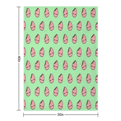 Sad Easter Egg Throw Blanket